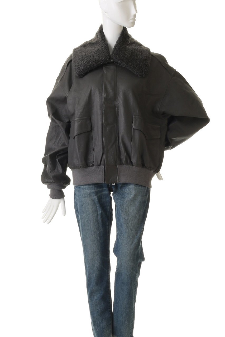 【シシ/sisii】のA-2 ジャケット 2WAYムートンファー襟付き(取り外し可能) 人気、トレンドファッション・服の通販 founy(ファニー) 　ファッション　Fashion　レディースファッション　Fashion for Women　アウター　Coat / Outerwear Collection　レディースジャケット・軽アウター　Jackets　ブルゾンジャケット・スポーティアウター　Blouson Jackets　ジャケット　Jacket, Outerwear　スタイリッシュ　Stylish, Fashionable　フェミニン　Feminine, Girly　ブルゾン　Blouson, Bomber Jacket　マニッシュ　Mannish, Boyish　新作・新入荷　New Arrivals / New In　A/W・秋冬　Autumn/Winter　other-2|ID: prp329100004752814 ipo3291000000034375809