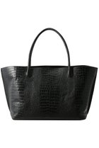 【リエ スタジオ/LIE STUDIO】のThe Eva Weekend クロコ型押しトートバッグ ブラック|ID: prp329100004752830 ipo3291000000035803608