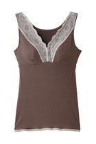 【キッドブルー/KID BLUE】の25レーシーベアフライスカップ付キャミ ブラウン|ID:prp329100004752840