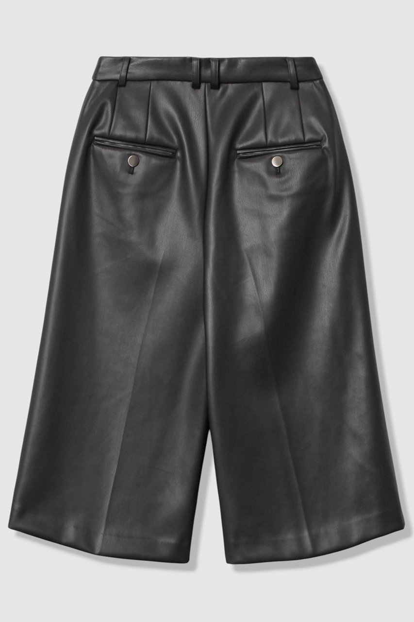 【アルアバイル/allureville】のフェイクレザーバミューダパンツ 人気、トレンドファッション・服の通販 founy(ファニー) 　ファッション　Fashion　レディースファッション　Fashion for Women　パンツ　Pants & Trousers　ショートパンツ・ハーフパンツ　High-Waisted & Relaxed Shorts　ショート　Short, Short Length　ハーフ　Half, Half-Length　バランス　Balance, Style Balance　フェイクレザー　Faux Leather, PU Leather　other-2|ID: prp329100004752845 ipo3291000000035385868