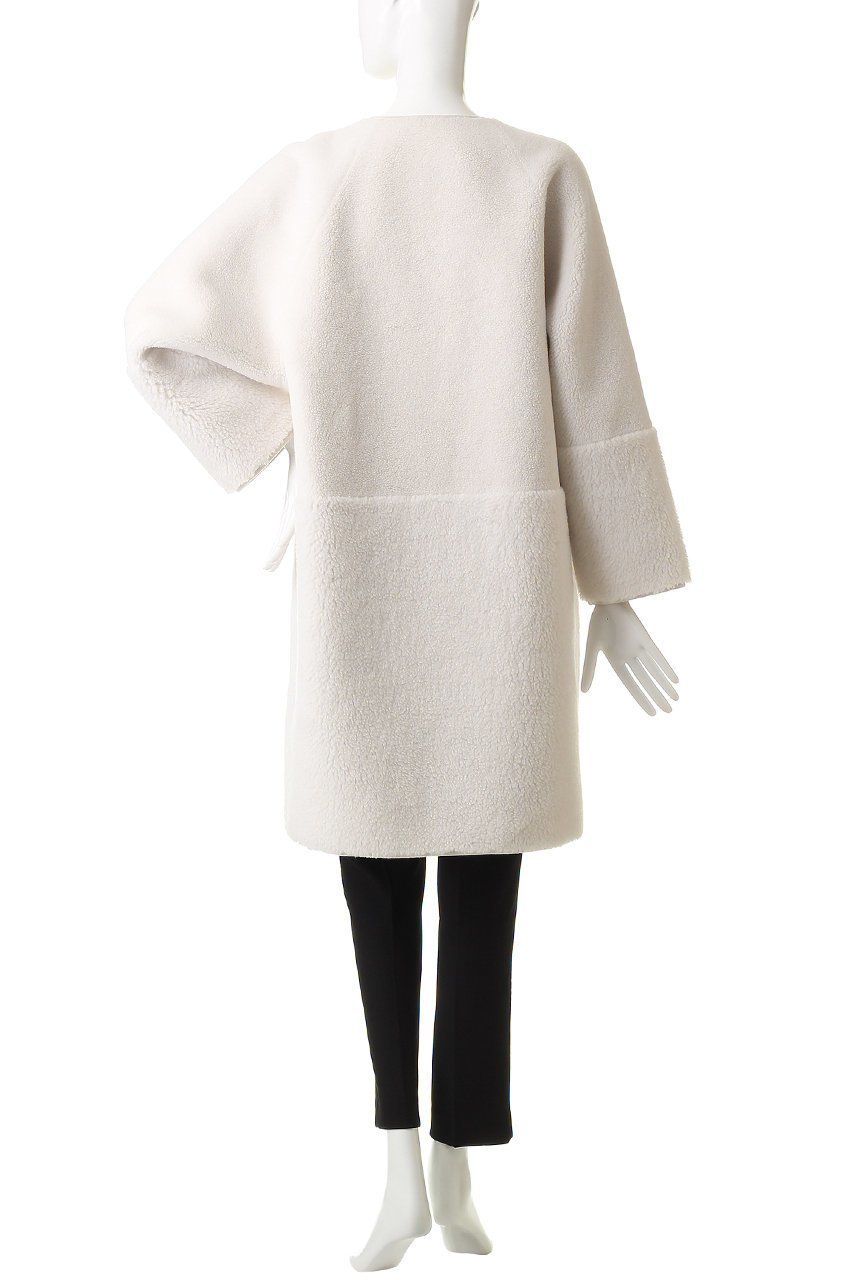 【アルアバイル/allureville】のツーブロッキングボアコート 人気、トレンドファッション・服の通販 founy(ファニー) 　ファッション　Fashion　レディースファッション　Fashion for Women　アウター　Coat / Outerwear Collection　コート・ロングコート・ピーコート　Long Coats, Peacoats & More　おすすめ　Recommended / Our Picks　ブロッキング　Color Blocking, Panel Design　リラックス　Relax, Relaxed Fit　ロング　Long, Long-Length　エレガント 上品　Elegant　other-4|ID: prp329100004752846 ipo3291000000035295495