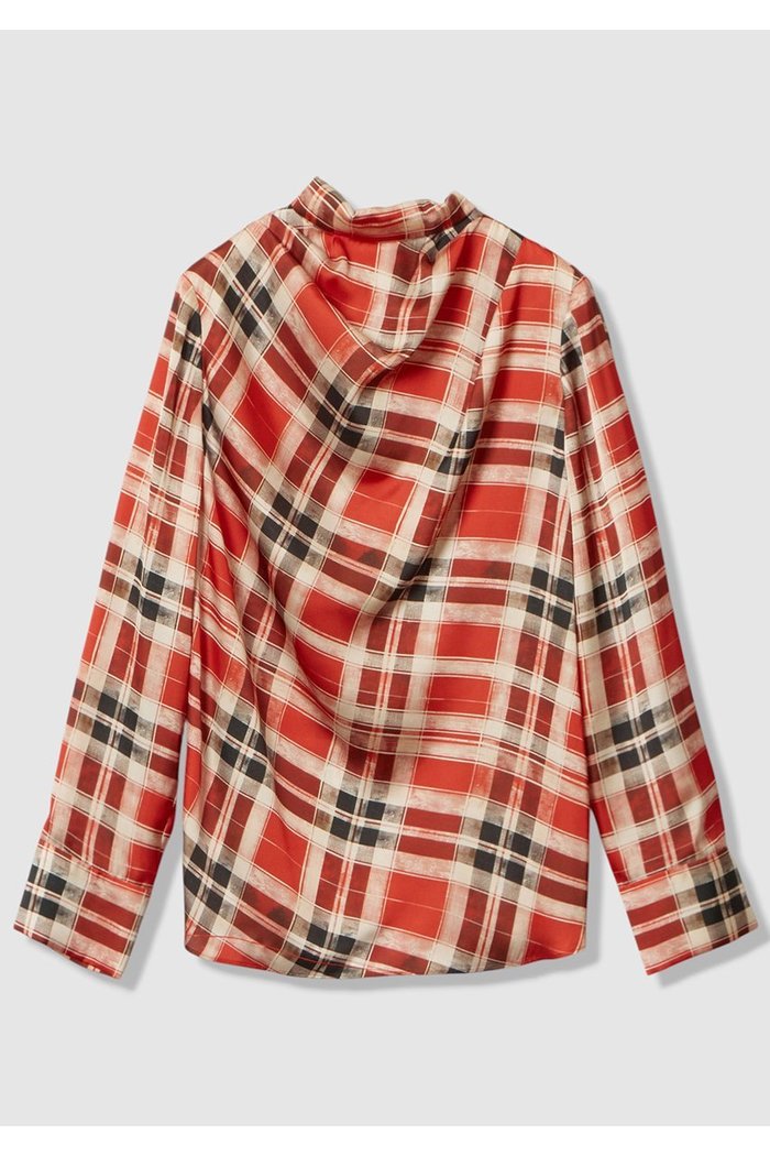 【アルアバイル/allureville】のLISAチェックPTブラウス インテリア・キッズ・メンズ・レディースファッション・服の通販 founy(ファニー) https://founy.com/ ファッション Fashion レディースファッション Fashion for Women トップス・カットソー Cut & Sew Tops シャツ・ブラウス・オフィスカジュアル Elegant Blouses & Button-Ups イタリア Italy スリーブ Sleeve, Long Sleeve / Short Sleeve チェック Check, Plaid, Tartan トレンド Trend, Trending Now ドレープ Drape, Draping Fabric ロング Long, Long-Length |ID: prp329100004752847 ipo3291000000034376058