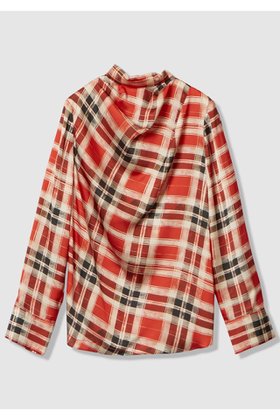 【アルアバイル/allureville】 LISAチェックPTブラウス人気、トレンドファッション・服の通販 founy(ファニー) ファッション Fashion レディースファッション Fashion for Women トップス・カットソー Cut & Sew Tops シャツ・ブラウス・オフィスカジュアル Elegant Blouses & Button-Ups イタリア Italy スリーブ Sleeve, Long Sleeve / Short Sleeve チェック Check, Plaid, Tartan トレンド Trend, Trending Now ドレープ Drape, Draping Fabric ロング Long, Long-Length 新作・新入荷 New Arrivals / New In |ID:prp329100004752847