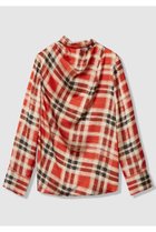 【アルアバイル/allureville】のLISAチェックPTブラウス 人気、トレンドファッション・服の通販 founy(ファニー) ファッション Fashion レディースファッション Fashion for Women トップス・カットソー Cut & Sew Tops シャツ・ブラウス・オフィスカジュアル Elegant Blouses & Button-Ups イタリア Italy スリーブ Sleeve, Long Sleeve / Short Sleeve チェック Check, Plaid, Tartan トレンド Trend, Trending Now ドレープ Drape, Draping Fabric ロング Long, Long-Length 新作・新入荷 New Arrivals / New In thumbnail レッド|ID: prp329100004752847 ipo3291000000034376060