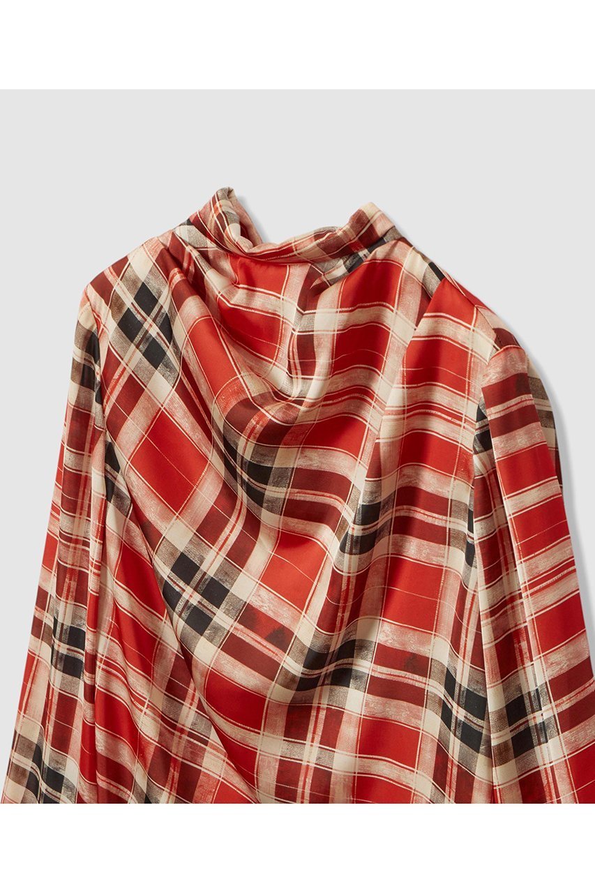 【アルアバイル/allureville】のLISAチェックPTブラウス 人気、トレンドファッション・服の通販 founy(ファニー)  ファッション Fashion レディースファッション Fashion for Women トップス・カットソー Cut & Sew Tops シャツ・ブラウス・オフィスカジュアル Elegant Blouses & Button-Ups イタリア Italy スリーブ Sleeve, Long Sleeve / Short Sleeve チェック Check, Plaid, Tartan トレンド Trend, Trending Now ドレープ Drape, Draping Fabric ロング Long, Long-Length 新作・新入荷 New Arrivals / New In other-3|ID: prp329100004752847 ipo3291000000034376064