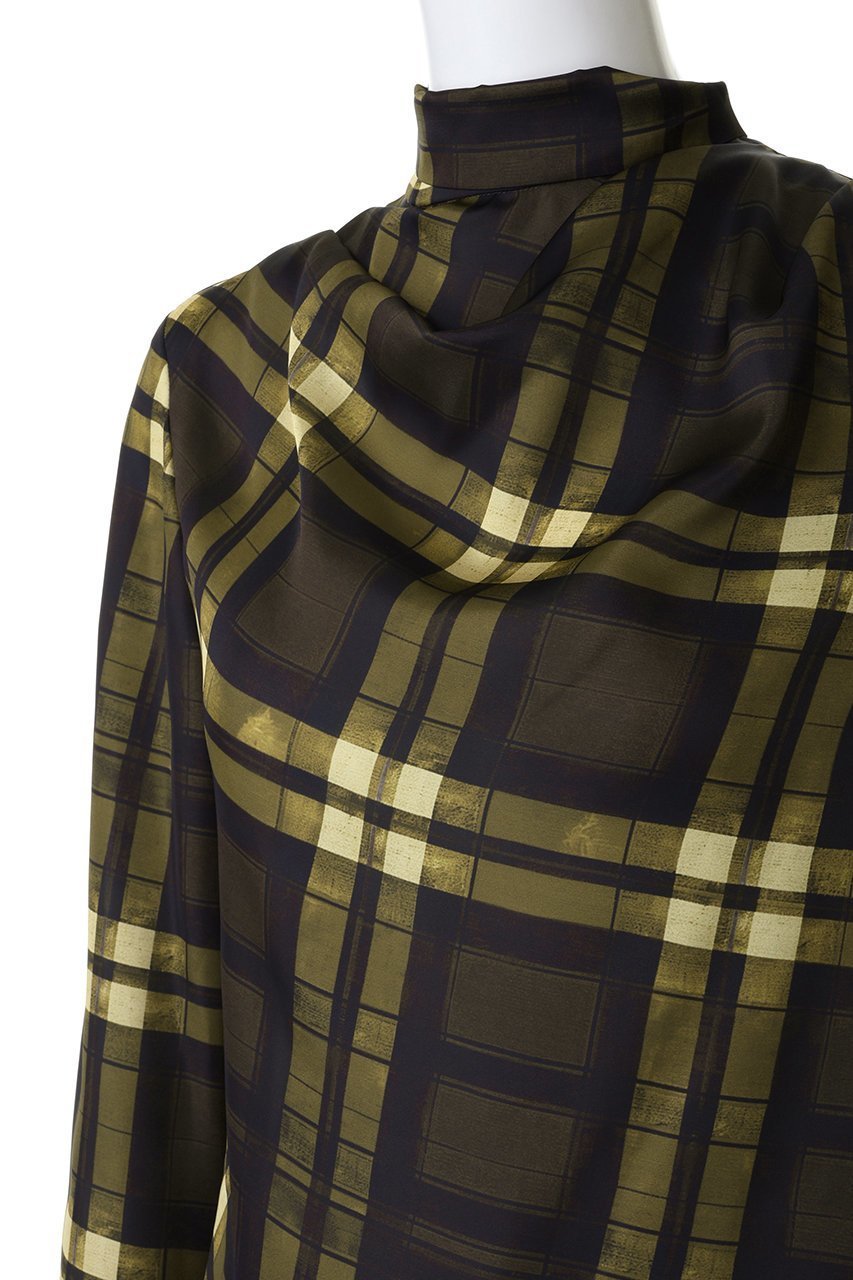 【アルアバイル/allureville】のLISAチェックPTブラウス 人気、トレンドファッション・服の通販 founy(ファニー) ファッション Fashion レディースファッション Fashion for Women トップス・カットソー Cut & Sew Tops シャツ・ブラウス・オフィスカジュアル Elegant Blouses & Button-Ups イタリア Italy スリーブ Sleeve, Long Sleeve / Short Sleeve チェック Check, Plaid, Tartan トレンド Trend, Trending Now ドレープ Drape, Draping Fabric ロング Long, Long-Length other-5|ID: prp329100004752847 ipo3291000000035483636