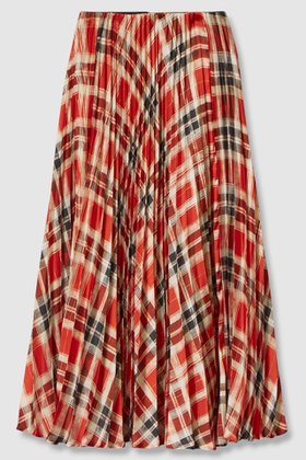 【アルアバイル/allureville】 LISAチェックプリントプリーツスカート人気、トレンドファッション・服の通販 founy(ファニー) ファッション Fashion レディースファッション Fashion for Women スカート Skirts プリーツスカート / 上品フェミニンスタイル Pleated Skirts ロングスカート Long Skirts / Maxi & Midi Skirts イタリア Italy チェック Check, Plaid, Tartan プリーツ Pleats, Pleated ロング Long, Long-Length エレガント 上品 Elegant |ID:prp329100004752855