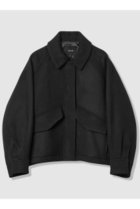 【アルアバイル/allureville】のW/Nモッサステンカラーブルゾン ブラック|ID: prp329100004752857 ipo3291000000034376115