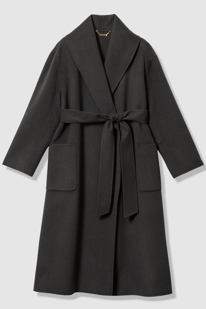 【アルアバイル/allureville】のカシミヤ混リバーショールコート インテリア・キッズ・メンズ・レディースファッション・服の通販 founy(ファニー) 　ファッション　Fashion　レディースファッション　Fashion for Women　アウター　Coat / Outerwear Collection　コート・ロングコート・ピーコート　Long Coats, Peacoats & More　ショール　Shawl, Wrap　ビッグ　Big, Oversized　リュクス　Luxury, Elegant, High-End, Chic　ロング　Long, Long-Length　人気　Popular, Best Seller　今季　This Season, Current Season　チャコールグレー|ID: prp329100004752859 ipo3291000000034376130