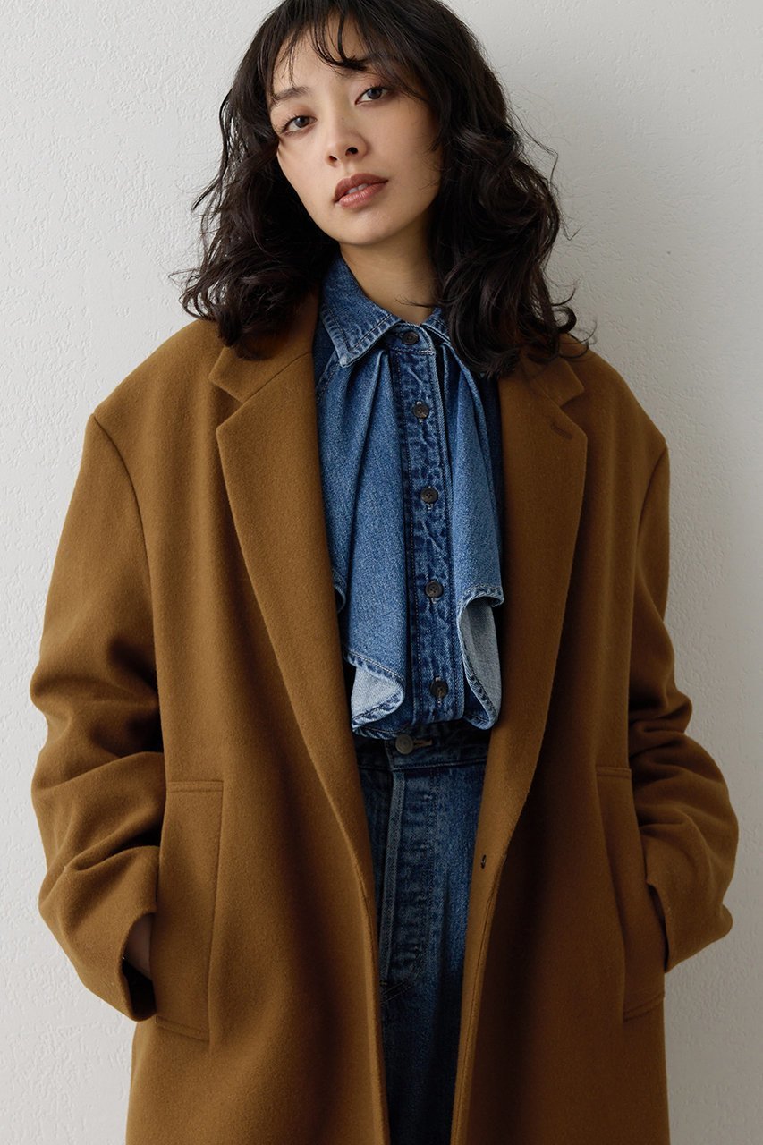 【ウィムガゼット/Whim Gazette】のウールパイルロングチェスターコート 人気、トレンドファッション・服の通販 founy(ファニー)  ファッション Fashion レディースファッション Fashion for Women アウター Coat / Outerwear Collection コート・ロングコート・ピーコート Long Coats, Peacoats & More チェスターコート・ロング丈アウター Chester Coats / Chesterfield Long Coats クラシック Classic, Timeless Style スタイリッシュ Stylish, Fashionable チェスターコート Chester Coat, Long Coat バランス Balance, Style Balance ロング Long, Long-Length 新作・新入荷 New Arrivals / New In other-5|ID: prp329100004752863 ipo3291000000034376165