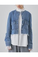 【ウィムガゼット/Whim Gazette】のデニムクルージャケット 人気、トレンドファッション・服の通販 founy(ファニー) ファッション Fashion レディースファッション Fashion for Women アウター Coat / Outerwear Collection レディースジャケット・軽アウター Jackets おすすめ Recommended / Our Picks アンティーク Antique-Inspired コンパクト Compact, Small Size ジャケット Jacket, Outerwear セットアップ Set-Up, Coordinated Outfit デニム Denim, Jeans Material フリンジ Fringe, Tassel ワイド Wide, Wide Fit ヴィンテージ Vintage Style エレガント 上品 Elegant 新作・新入荷 New Arrivals / New In |ID:prp329100004752865