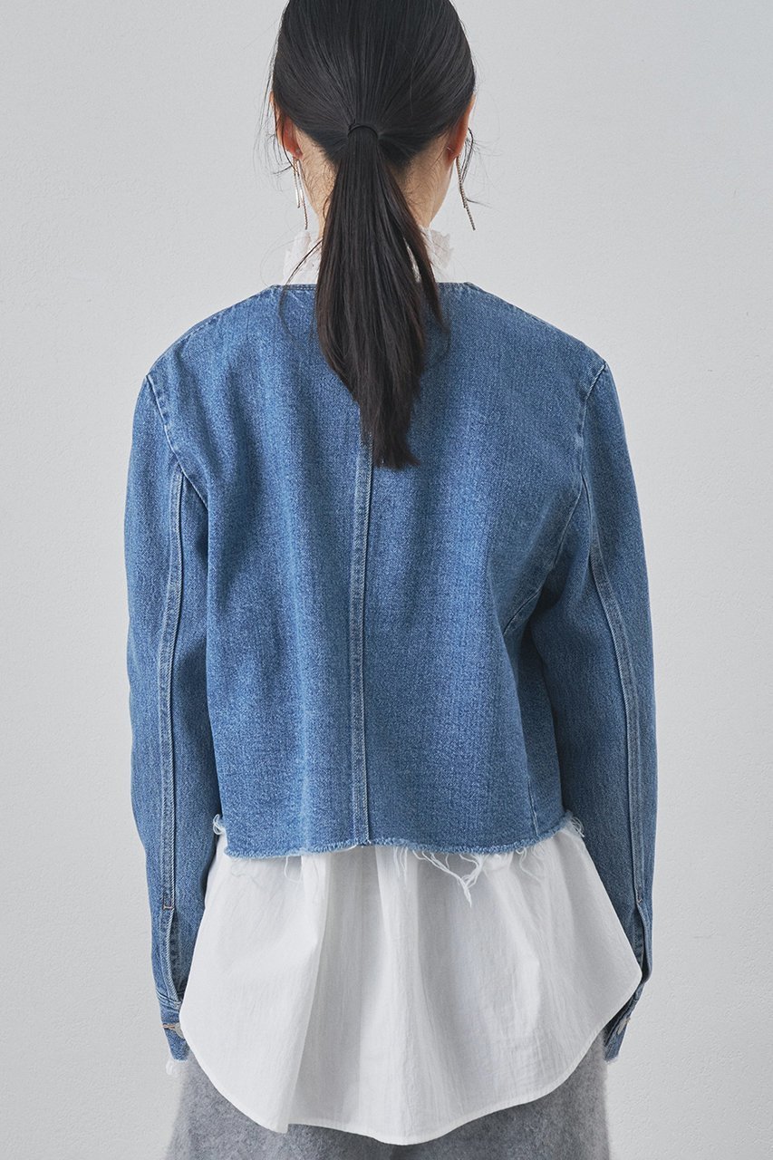 【ウィムガゼット/Whim Gazette】のデニムクルージャケット 人気、トレンドファッション・服の通販 founy(ファニー)  ファッション Fashion レディースファッション Fashion for Women アウター Coat / Outerwear Collection レディースジャケット・軽アウター Jackets おすすめ Recommended / Our Picks アンティーク Antique-Inspired コンパクト Compact, Small Size ジャケット Jacket, Outerwear セットアップ Set-Up, Coordinated Outfit デニム Denim, Jeans Material フリンジ Fringe, Tassel ワイド Wide, Wide Fit ヴィンテージ Vintage Style エレガント 上品 Elegant 新作・新入荷 New Arrivals / New In other-3|ID: prp329100004752865 ipo3291000000034376175