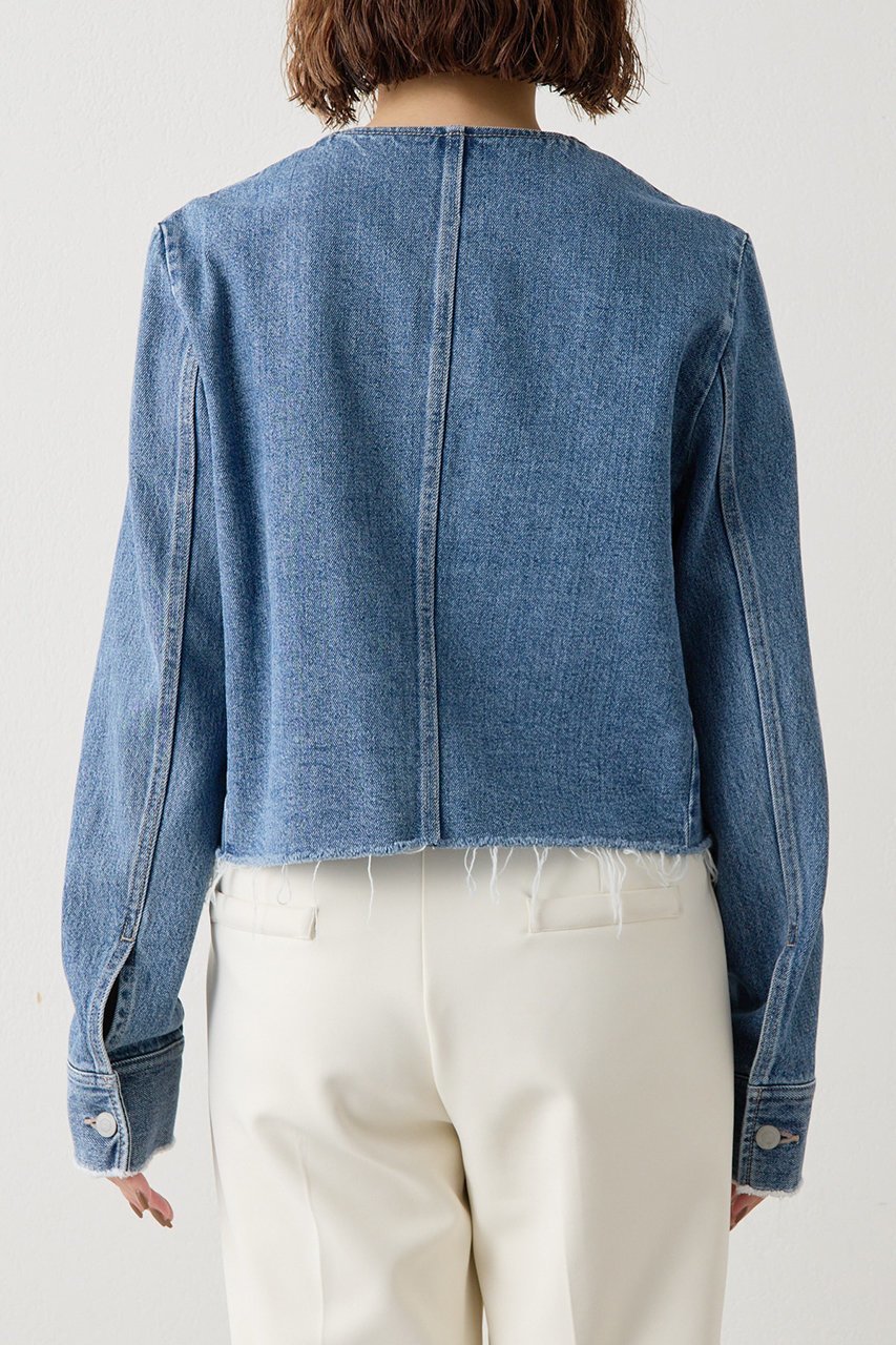 【ウィムガゼット/Whim Gazette】のデニムクルージャケット 人気、トレンドファッション・服の通販 founy(ファニー) 　ファッション　Fashion　レディースファッション　Fashion for Women　アウター　Coat / Outerwear Collection　レディースジャケット・軽アウター　Jackets　おすすめ　Recommended / Our Picks　アンティーク　Antique-Inspired　コンパクト　Compact, Small Size　ジャケット　Jacket, Outerwear　セットアップ　Set-Up, Coordinated Outfit　デニム　Denim, Jeans Material　フリンジ　Fringe, Tassel　ワイド　Wide, Wide Fit　ヴィンテージ　Vintage Style　エレガント 上品　Elegant　other-8|ID: prp329100004752865 ipo3291000000035385907
