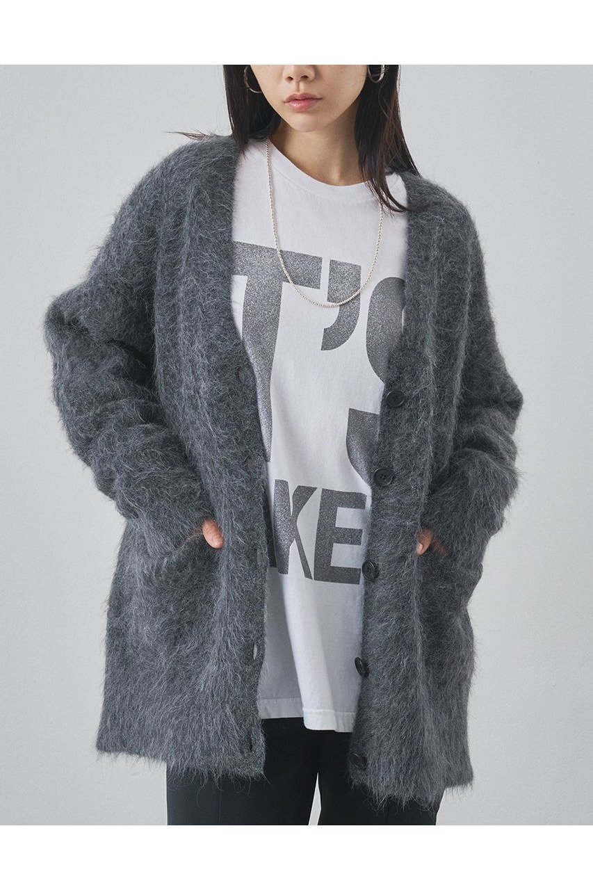 【ウィムガゼット/Whim Gazette】のスーリーアルパカカーディガン インテリア・キッズ・メンズ・レディースファッション・服の通販 founy(ファニー)  ファッション Fashion レディースファッション Fashion for Women トップス・カットソー Cut & Sew Tops ニット Knit Tops & Sweaters カーディガン・羽織り Layered Style Cardigans なめらか Smooth, Silky Texture カーディガン Cardigan, Knitwear リラックス Relax, Relaxed Fit エレガント 上品 Elegant 新作・新入荷 New Arrivals / New In A/W・秋冬 Autumn/Winter チャコールグレー|ID: prp329100004752867 ipo3291000000034376188