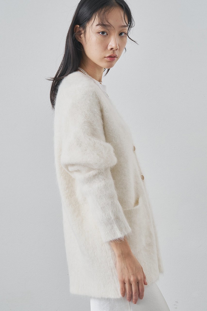 【ウィムガゼット/Whim Gazette】のスーリーアルパカカーディガン 人気、トレンドファッション・服の通販 founy(ファニー) 　ファッション　Fashion　レディースファッション　Fashion for Women　トップス・カットソー　Cut & Sew Tops　ニット　Knit Tops & Sweaters　カーディガン・羽織り　Layered Style Cardigans　なめらか　Smooth, Silky Texture　カーディガン　Cardigan, Knitwear　リラックス　Relax, Relaxed Fit　エレガント 上品　Elegant　A/W・秋冬　Autumn/Winter　other-4|ID: prp329100004752867 ipo3291000000035295534