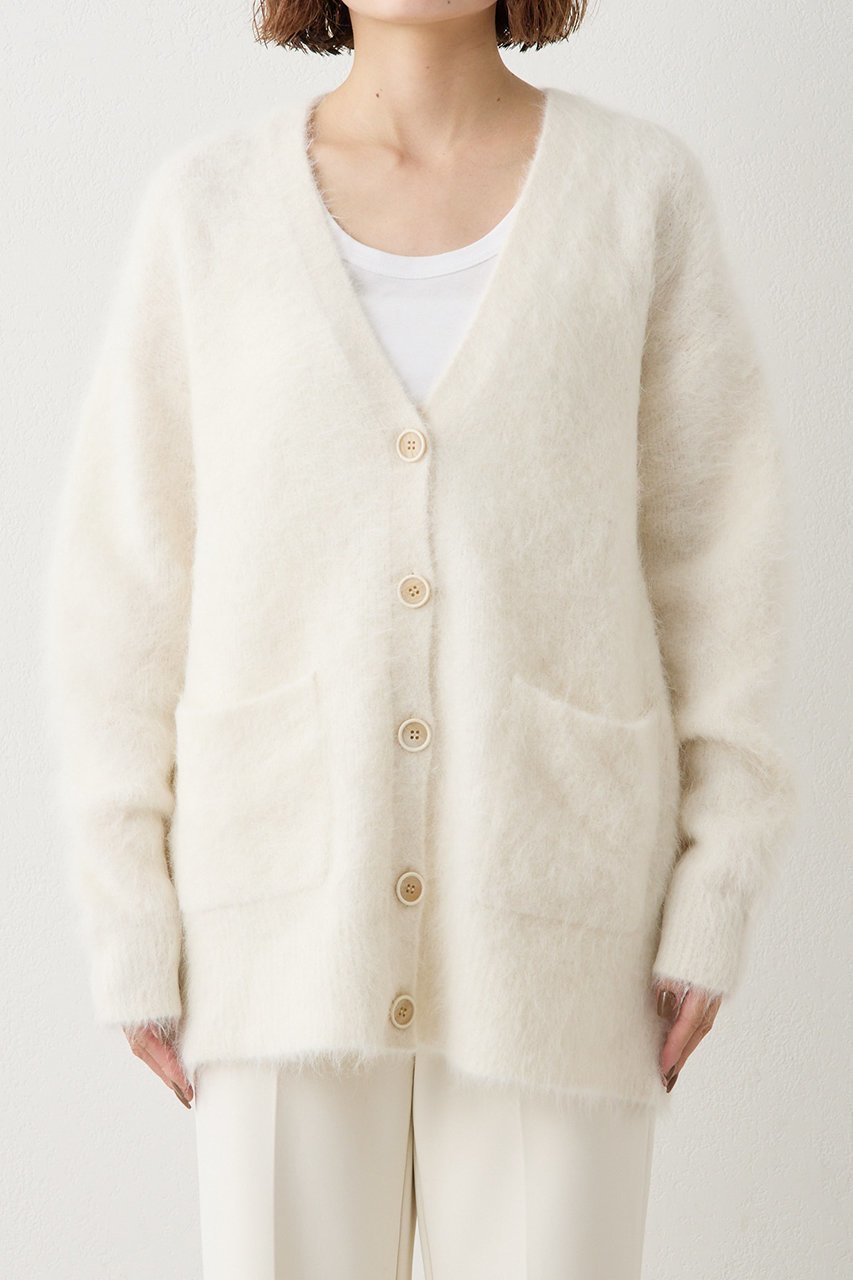 【ウィムガゼット/Whim Gazette】のスーリーアルパカカーディガン 人気、トレンドファッション・服の通販 founy(ファニー) 　ファッション　Fashion　レディースファッション　Fashion for Women　トップス・カットソー　Cut & Sew Tops　ニット　Knit Tops & Sweaters　カーディガン・羽織り　Layered Style Cardigans　なめらか　Smooth, Silky Texture　カーディガン　Cardigan, Knitwear　リラックス　Relax, Relaxed Fit　エレガント 上品　Elegant　A/W・秋冬　Autumn/Winter　other-6|ID: prp329100004752867 ipo3291000000035295537