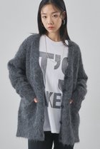 【ウィムガゼット/Whim Gazette】のスーリーアルパカカーディガン チャコールグレー|ID:prp329100004752867