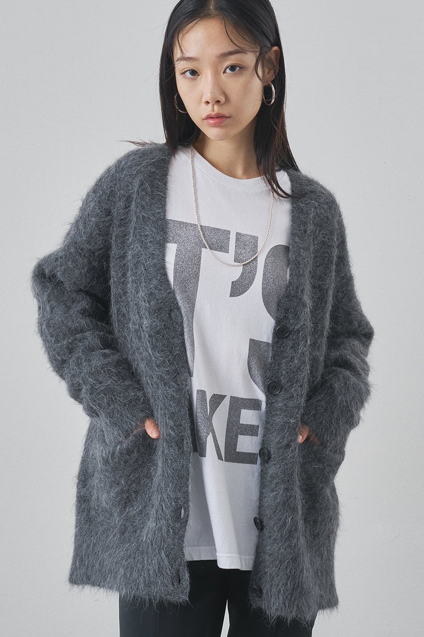 【ウィムガゼット/Whim Gazette】のスーリーアルパカカーディガン インテリア・キッズ・メンズ・レディースファッション・服の通販 founy(ファニー) 　ファッション　Fashion　レディースファッション　Fashion for Women　トップス・カットソー　Cut & Sew Tops　ニット　Knit Tops & Sweaters　カーディガン・羽織り　Layered Style Cardigans　なめらか　Smooth, Silky Texture　カーディガン　Cardigan, Knitwear　リラックス　Relax, Relaxed Fit　エレガント 上品　Elegant　A/W・秋冬　Autumn/Winter　チャコールグレー|ID: prp329100004752867 ipo3291000000035942308