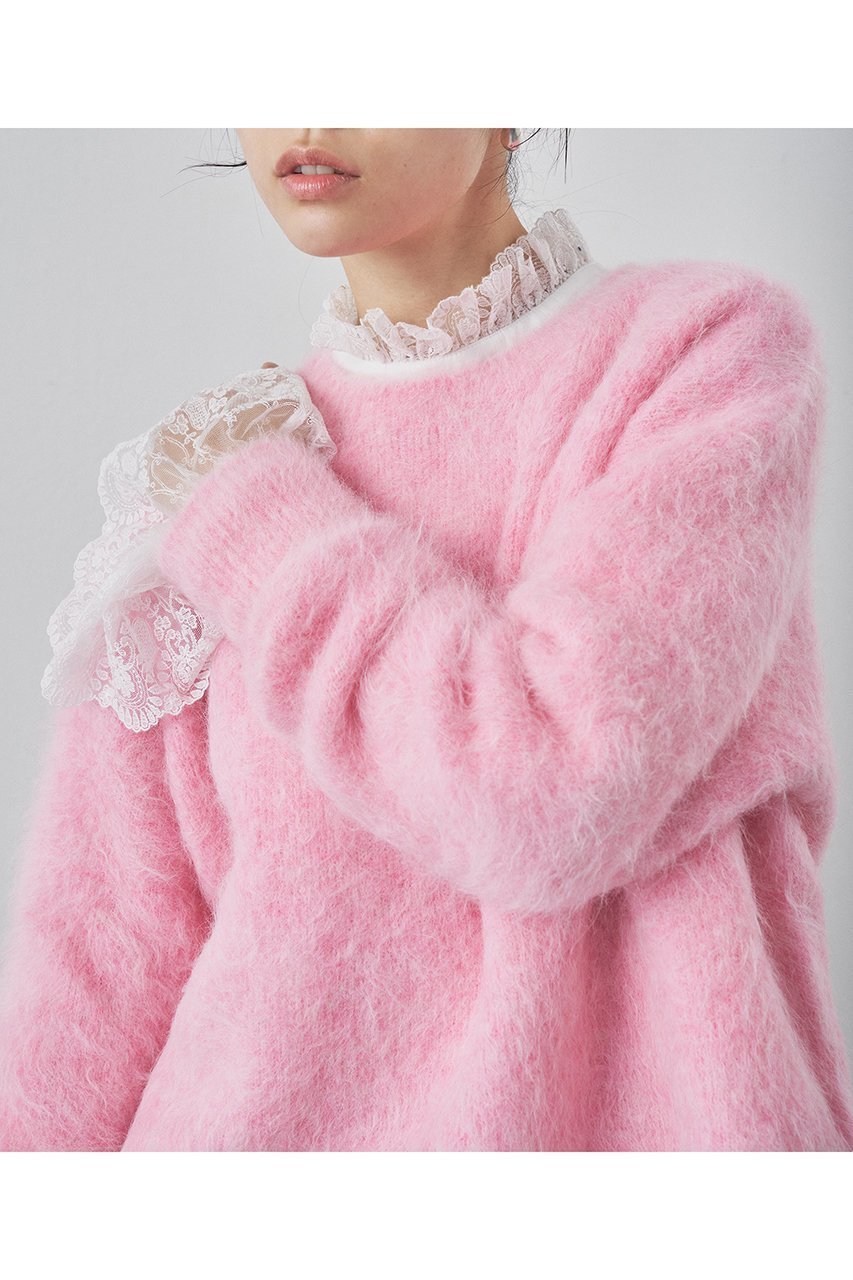 【ウィムガゼット/Whim Gazette】のスーリーアルパカC/N プルオーバー 人気、トレンドファッション・服の通販 founy(ファニー) 　ファッション　Fashion　レディースファッション　Fashion for Women　トップス・カットソー　Cut & Sew Tops　ニット　Knit Tops & Sweaters　カジュアルプルオーバー・ニットトップス　Pullovers & Knit Tops / Casual Pullovers　なめらか　Smooth, Silky Texture　バランス　Balance, Style Balance　リラックス　Relax, Relaxed Fit　ワイド　Wide, Wide Fit　エレガント 上品　Elegant　新作・新入荷　New Arrivals / New In　other-7|ID: prp329100004752868 ipo3291000000034376214