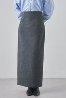 【ウィムガゼット/Whim Gazette】のメルトンスリットスカート 人気、トレンドファッション・服の通販 founy(ファニー) ファッション Fashion レディースファッション Fashion for Women スカート Skirts ロングスカート Long Skirts / Maxi & Midi Skirts ストレート Straight, Straight Cut スリット Slit, Slit Detail マニッシュ Mannish, Boyish メルトン Melton, Heavy Wool ロング Long, Long-Length 新作・新入荷 New Arrivals / New In |ID:prp329100004752873