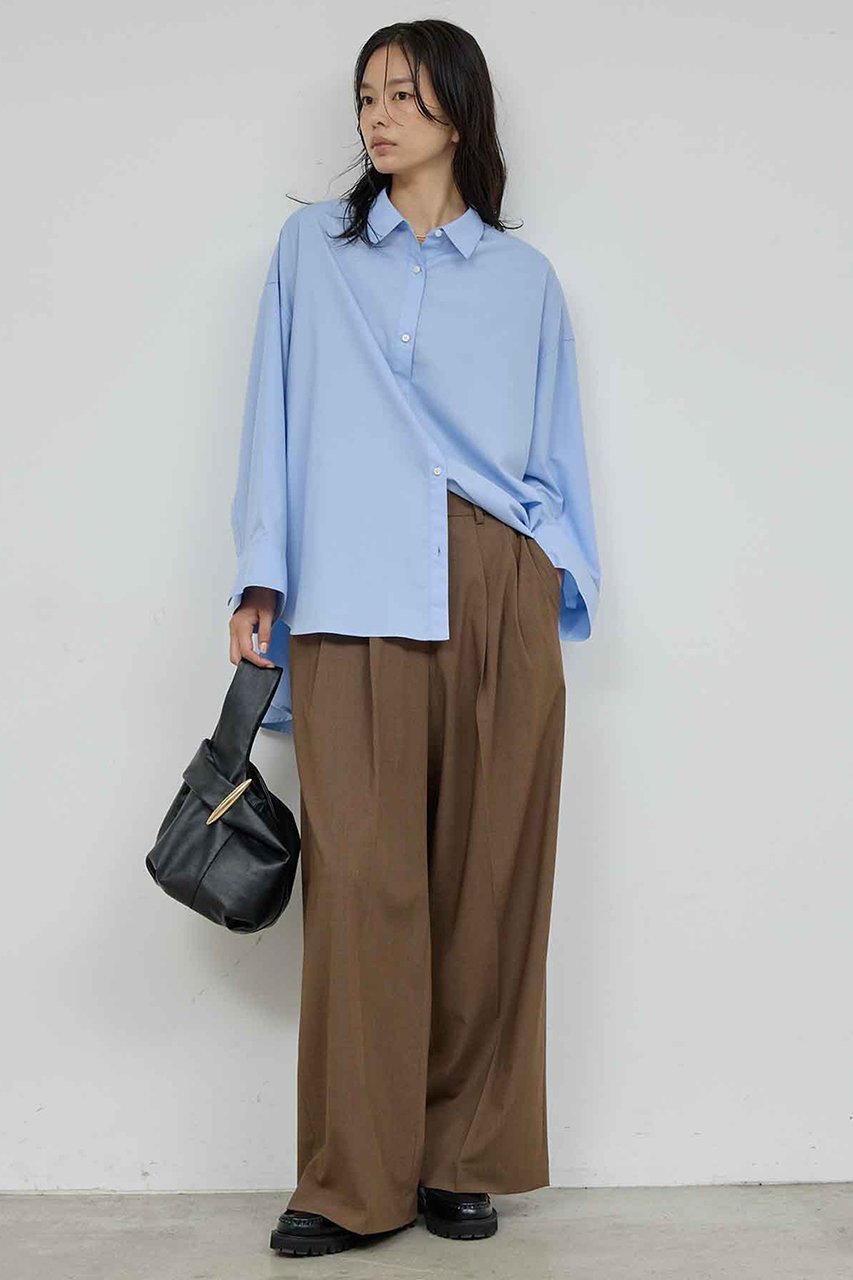 【ガリャルダガランテ/GALLARDAGALANTE】のベルトレスタックワイドパンツ 人気、トレンドファッション・服の通販 founy(ファニー) 　ファッション　Fashion　レディースファッション　Fashion for Women　パンツ　Pants & Trousers　ベルト&ウエストマーク　Belts & Waist Accessories　おすすめ　Recommended / Our Picks　スタイリッシュ　Stylish, Fashionable　ポケット　Pocket, Pocket Detail　ワイド　Wide, Wide Fit　ビジネス 仕事 通勤　Business / Work / Commuting　再入荷　Restock / Back in Stock　other-2|ID: prp329100004752877 ipo3291000000035538106