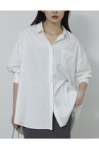【ガリャルダガランテ/GALLARDAGALANTE】のオーバーシャツ 人気、トレンドファッション・服の通販 founy(ファニー) ファッション Fashion レディースファッション Fashion for Women トップス・カットソー Cut & Sew Tops シャツ・ブラウス・オフィスカジュアル Elegant Blouses & Button-Ups おすすめ Recommended / Our Picks シンプル Simple, Minimal ストライプ Stripe, Striped Pattern スリーブ Sleeve, Long Sleeve / Short Sleeve ロング Long, Long-Length 新作・新入荷 New Arrivals / New In 羽織 Haori, Light Jacket thumbnail ホワイト|ID: prp329100004752879 ipo3291000000034376293