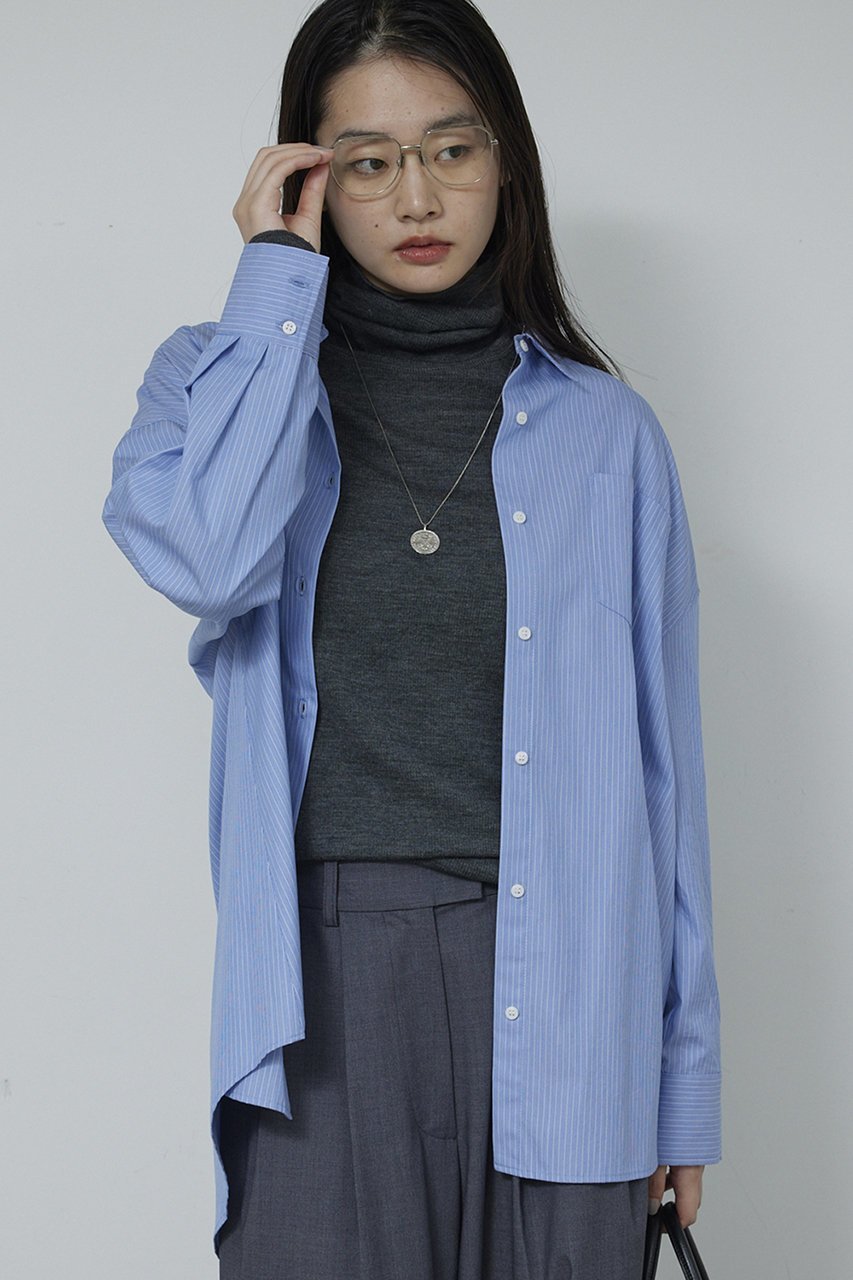 【ガリャルダガランテ/GALLARDAGALANTE】のオーバーシャツ 人気、トレンドファッション・服の通販 founy(ファニー)  ファッション Fashion レディースファッション Fashion for Women トップス・カットソー Cut & Sew Tops シャツ・ブラウス・オフィスカジュアル Elegant Blouses & Button-Ups おすすめ Recommended / Our Picks シンプル Simple, Minimal ストライプ Stripe, Striped Pattern スリーブ Sleeve, Long Sleeve / Short Sleeve ロング Long, Long-Length 新作・新入荷 New Arrivals / New In 羽織 Haori, Light Jacket other-5|ID: prp329100004752879 ipo3291000000034376298