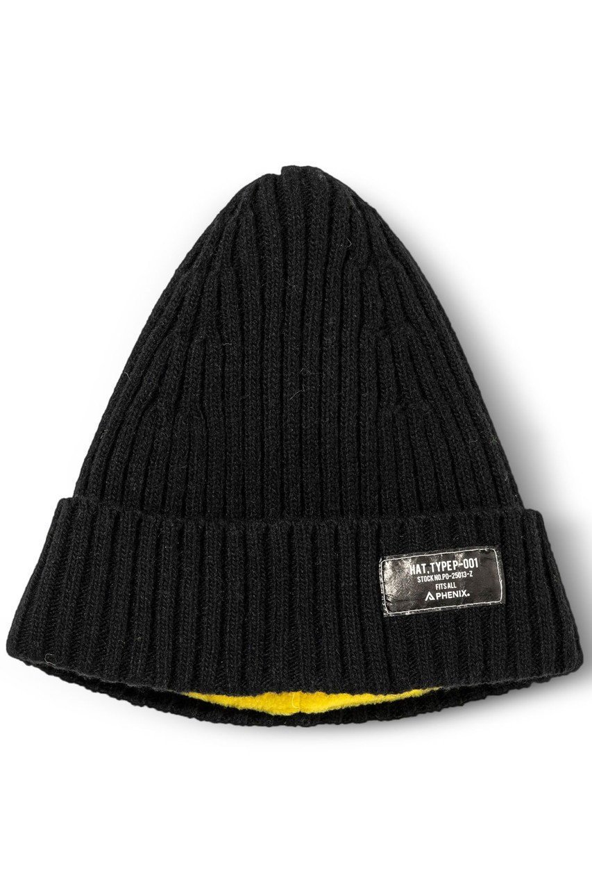 【フェニックス/Phenix】の【UNISEX】HAT TYPE P-001 インテリア・キッズ・メンズ・レディースファッション・服の通販 founy(ファニー) 　ファッション　Fashion　レディースファッション　Fashion for Women　トップス・カットソー　Cut & Sew Tops　ニット　Knit Tops & Sweaters　キャップ&ハット　Hats & Caps　ユニセックス　Unisex, Genderless　イエロー　Yellow　キャップ　Cap, Baseball Cap　ライナー　Liner, Inner Layer　ワンポイント　One Point, Statement Accent　帽子　Hat, Headwear　新作・新入荷　New Arrivals / New In　black|ID: prp329100004752894 ipo3291000000034376401