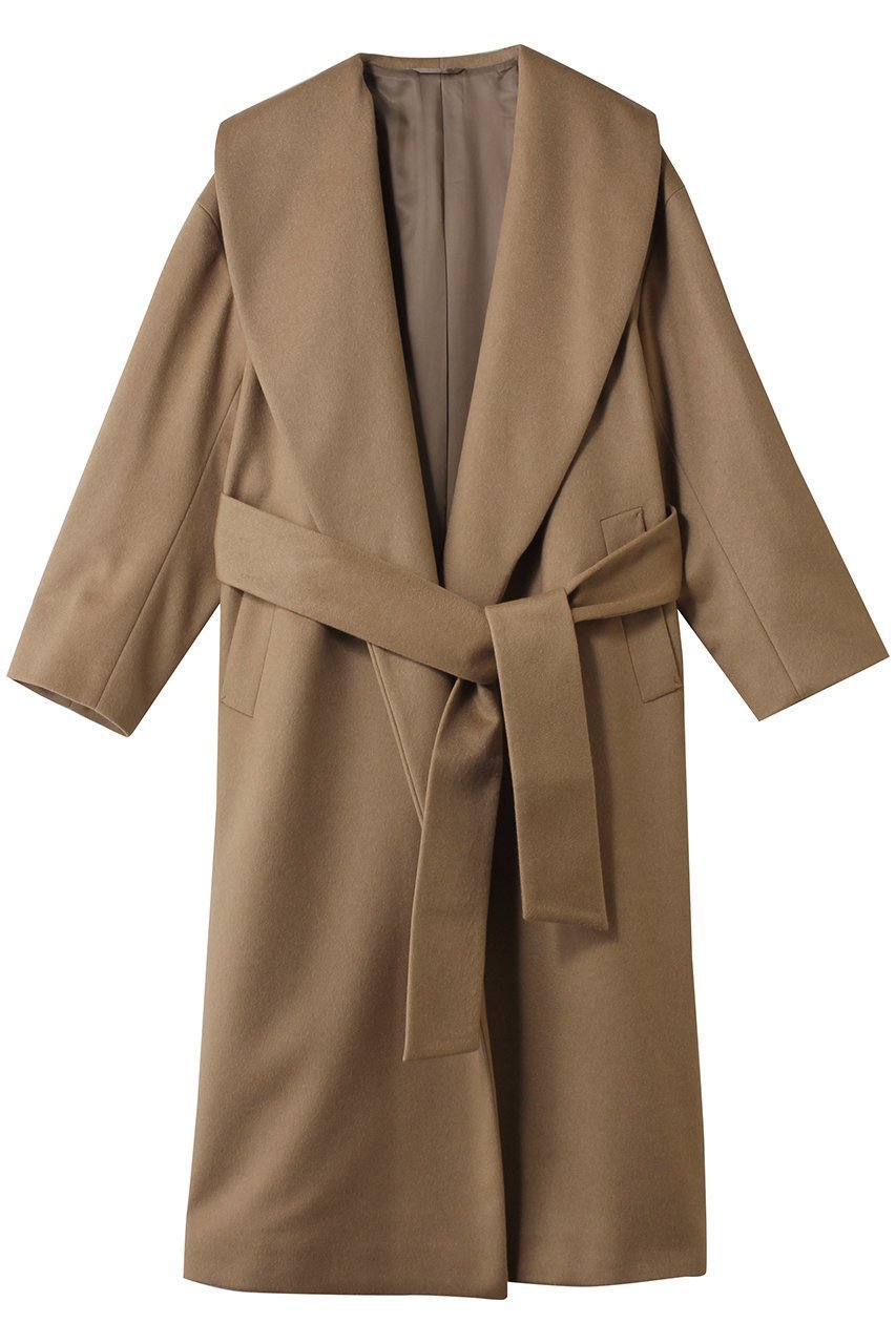 【エステータ/esteta】のピュアカシミヤコート インテリア・キッズ・メンズ・レディースファッション・服の通販 founy(ファニー)  ファッション Fashion レディースファッション Fashion for Women アウター Coat / Outerwear Collection コート・ロングコート・ピーコート Long Coats, Peacoats & More なめらか Smooth, Silky Texture ショール Shawl, Wrap フロント Front, Front Design ロング Long, Long-Length 新作・新入荷 New Arrivals / New In キャメル|ID: prp329100004752912 ipo3291000000034376482