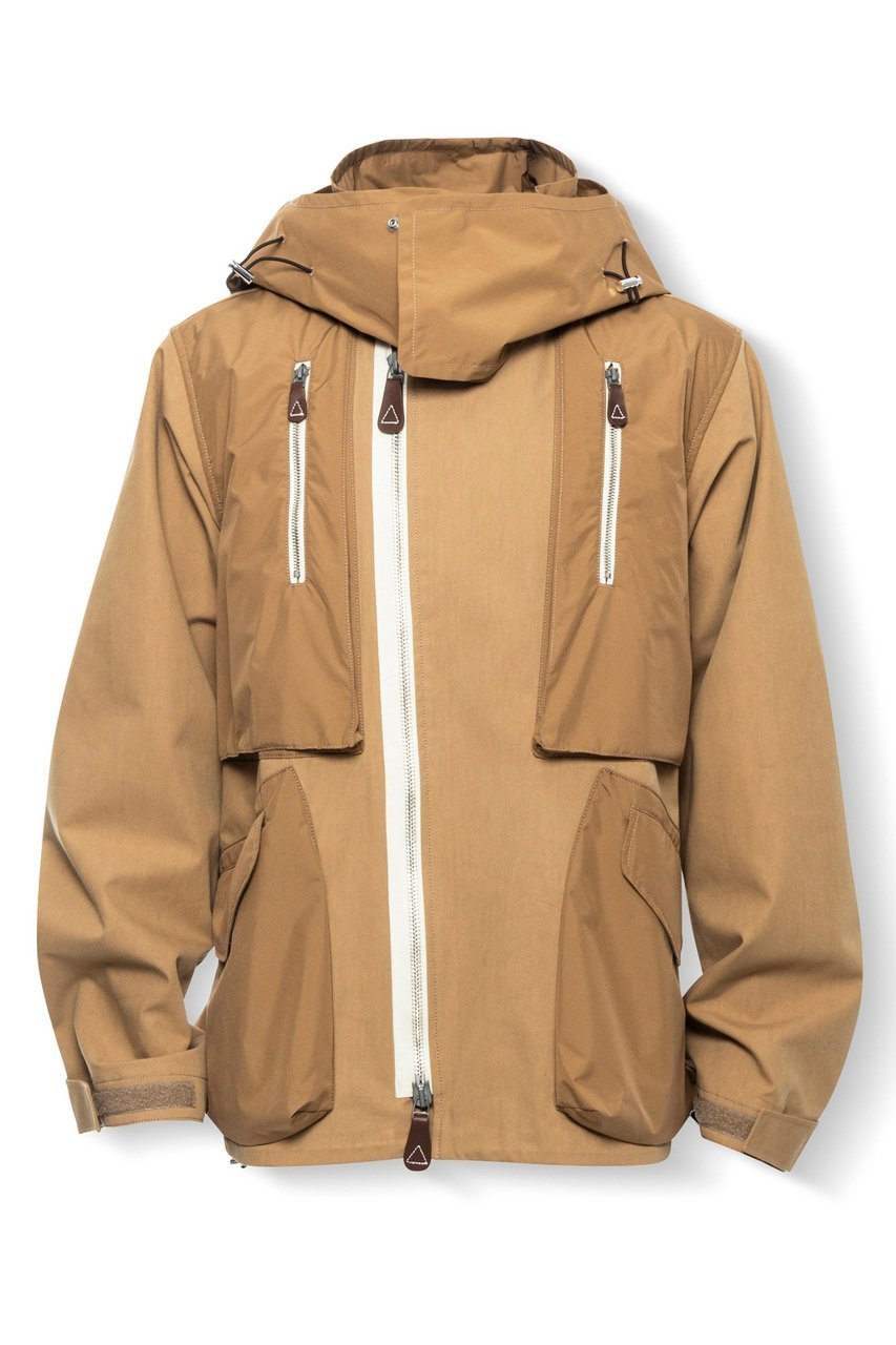 【フェニックス/Phenix / MEN】の【MEN】JACKET TYPE P-002 インテリア・キッズ・メンズ・レディースファッション・服の通販 founy(ファニー)  ファッション Fashion メンズファッション Fashion for Men ジャケット Jacket, Outerwear トリプル Triple, Three Layers ドローコード Drawcord, Drawstring Cord パーカー Hoodie, Parka プリーツ Pleats, Pleated ポケット Pocket, Pocket Detail ワーク Workwear, Utility Style エレガント 上品 Elegant 新作・新入荷 New Arrivals / New In beige|ID: prp329100004752935 ipo3291000000034376653