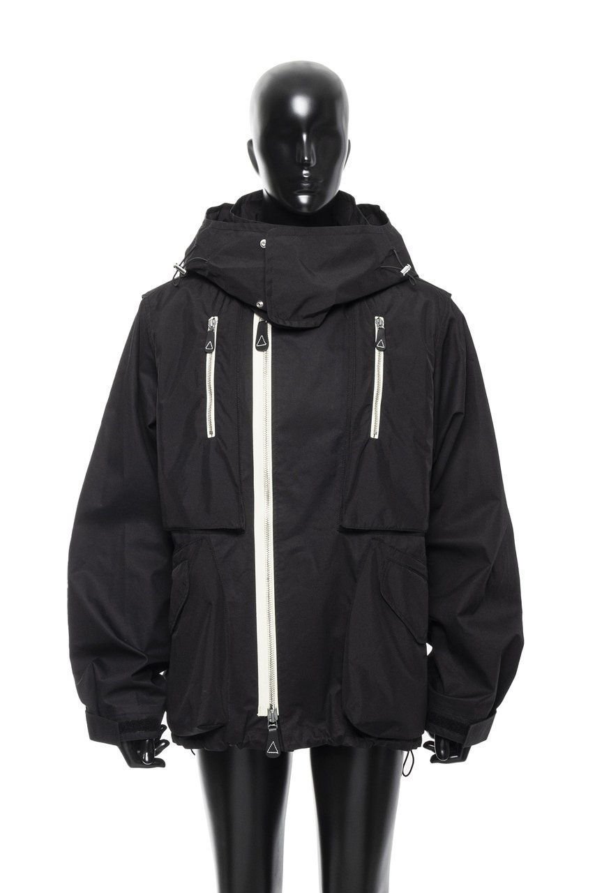 【フェニックス/Phenix / MEN】の【MEN】JACKET TYPE P-002 インテリア・キッズ・メンズ・レディースファッション・服の通販 founy(ファニー)  ファッション Fashion メンズファッション Fashion for Men ジャケット Jacket, Outerwear トリプル Triple, Three Layers ドローコード Drawcord, Drawstring Cord パーカー Hoodie, Parka プリーツ Pleats, Pleated ポケット Pocket, Pocket Detail ワーク Workwear, Utility Style エレガント 上品 Elegant 新作・新入荷 New Arrivals / New In black|ID: prp329100004752935 ipo3291000000034376654