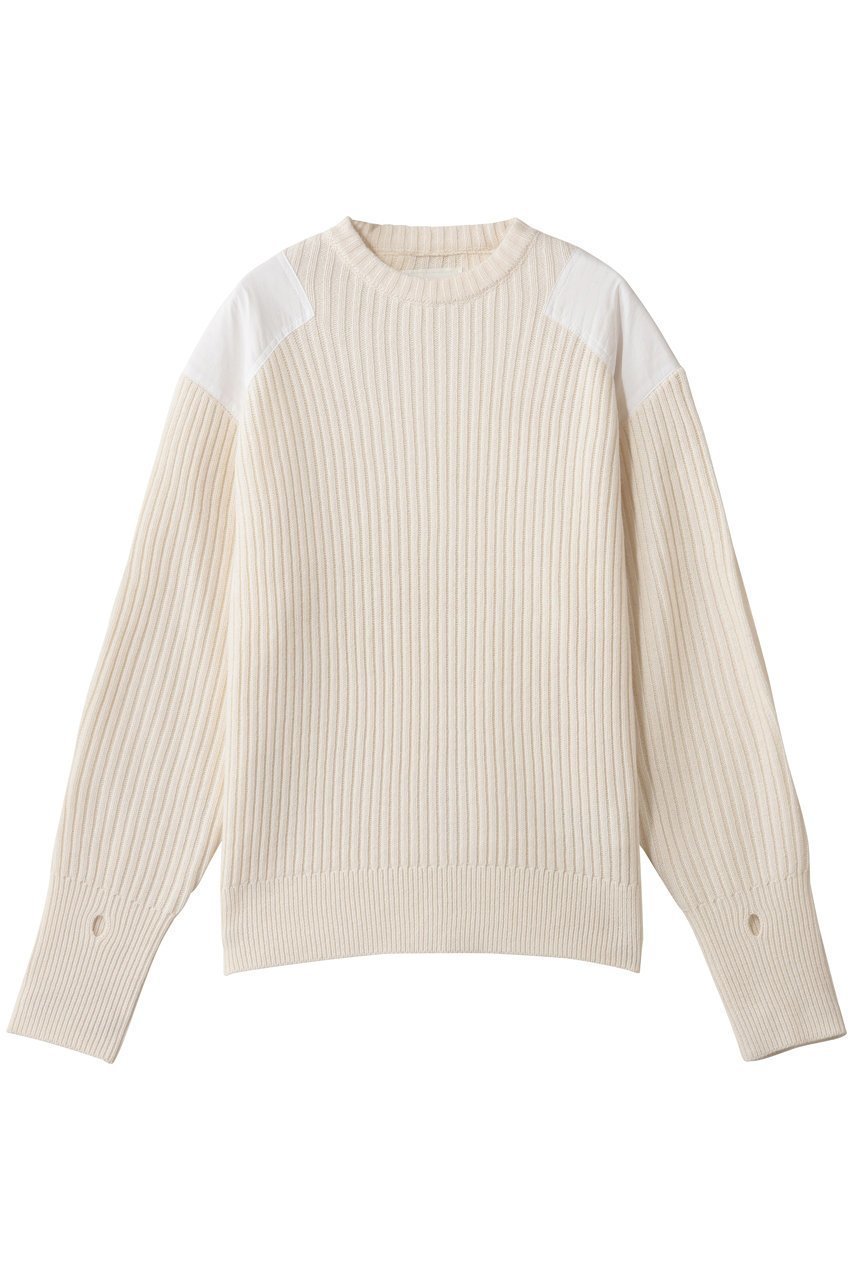 【フェニックス/Phenix / MEN】の【MEN】SWEATER TYPE P-001 インテリア・キッズ・メンズ・レディースファッション・服の通販 founy(ファウニー) 　ファッション　Fashion　メンズファッション　Fashion for Men　トップス・カットソー　Cut & Sew Tops　ニット・セーター / 定番トップス　Knit Tops & Sweaters　セーター　Sweater, Knitwear　パッチワーク　Patchwork, Mixed Fabric　off white|ID: prp329100004752940 ipo3291000000036802667