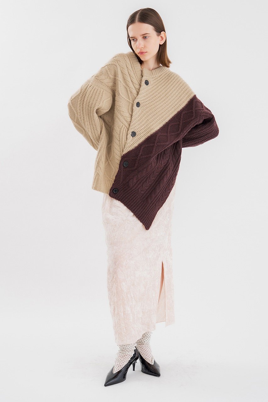 【スタニングルアー/STUNNING LURE】のDAWEI【別注】トップス 人気、トレンドファッション・服の通販 founy(ファニー) ファッション Fashion レディースファッション Fashion for Women トップス・カットソー Cut & Sew Tops ニット Knit Tops & Sweaters カジュアルプルオーバー・ニットトップス Pullovers & Knit Tops / Casual Pullovers アシンメトリー Asymmetrical Style シンプル Simple, Minimal 別注 Limited Edition, Custom Order other-6|ID: prp329100004752944 ipo3291000000034423972