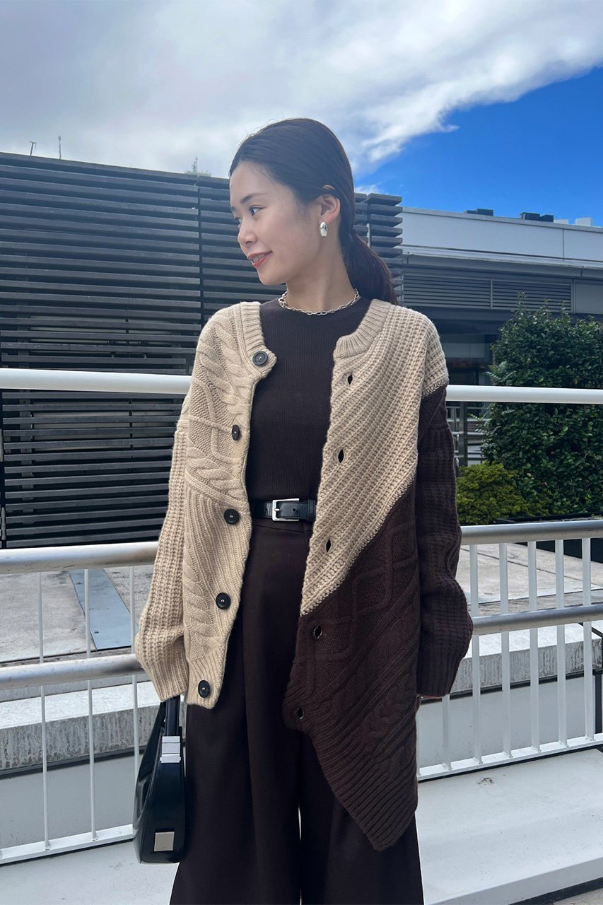 【スタニングルアー/STUNNING LURE】のDAWEI【別注】トップス 人気、トレンドファッション・服の通販 founy(ファニー) ファッション Fashion レディースファッション Fashion for Women トップス・カットソー Cut & Sew Tops ニット Knit Tops & Sweaters カジュアルプルオーバー・ニットトップス Pullovers & Knit Tops / Casual Pullovers アシンメトリー Asymmetrical Style シンプル Simple, Minimal 別注 Limited Edition, Custom Order other-8|ID: prp329100004752944 ipo3291000000034504753