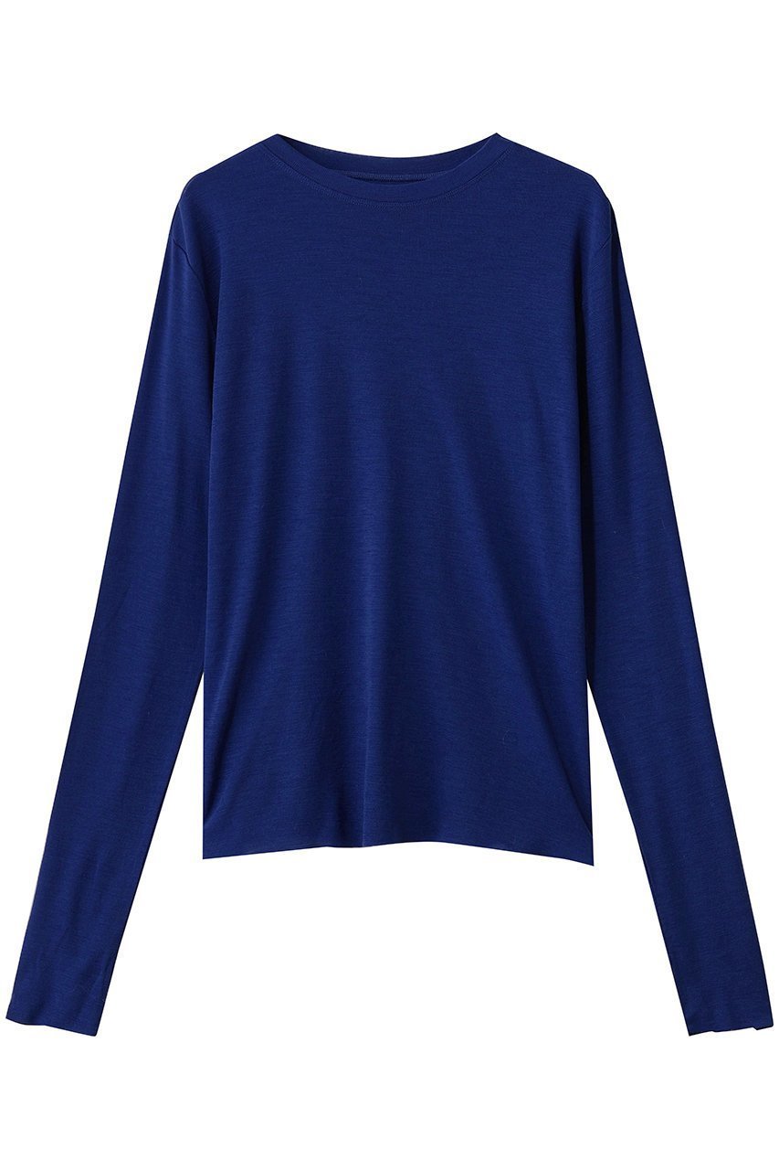 【スタニングルアー/STUNNING LURE】の【10/29 11:00販売開始】ピュアウールロンT インテリア・キッズ・メンズ・レディースファッション・服の通販 founy(ファニー) 　ファッション　Fashion　レディースファッション　Fashion for Women　トップス・カットソー　Cut & Sew Tops　シャツ・ブラウス・オフィスカジュアル　Elegant Blouses & Button-Ups　ロングTシャツ・Tシャツ　Longline T-Shirts & Tees　カットソー・ベーシックTシャツ　Cut-and-Sewn Tops / Stretch Tees & Basics　インナー　Innerwear　コンパクト　Compact, Small Size　シンプル　Simple, Minimal　スリーブ　Sleeve, Long Sleeve / Short Sleeve　ベーシック　Basic, Essential　ロング　Long, Long-Length　定番　Standard, Basic Item　新作・新入荷　New Arrivals / New In　ブルー|ID: prp329100004752947 ipo3291000000034376830