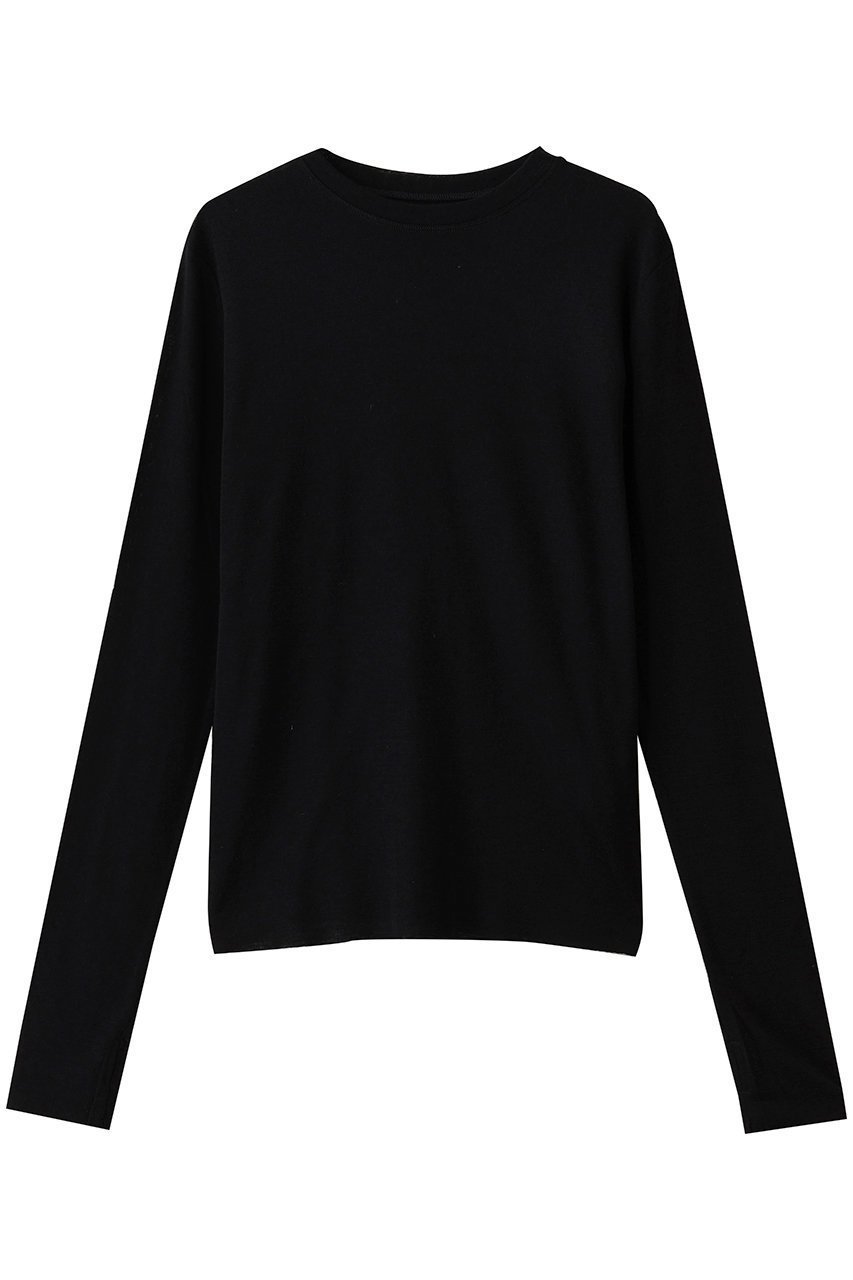 【スタニングルアー/STUNNING LURE】の【10/29 11:00販売開始】ピュアウールロンT インテリア・キッズ・メンズ・レディースファッション・服の通販 founy(ファニー) 　ファッション　Fashion　レディースファッション　Fashion for Women　トップス・カットソー　Cut & Sew Tops　シャツ・ブラウス・オフィスカジュアル　Elegant Blouses & Button-Ups　ロングTシャツ・Tシャツ　Longline T-Shirts & Tees　カットソー・ベーシックTシャツ　Cut-and-Sewn Tops / Stretch Tees & Basics　インナー　Innerwear　コンパクト　Compact, Small Size　シンプル　Simple, Minimal　スリーブ　Sleeve, Long Sleeve / Short Sleeve　ベーシック　Basic, Essential　ロング　Long, Long-Length　定番　Standard, Basic Item　新作・新入荷　New Arrivals / New In　ブラック|ID: prp329100004752947 ipo3291000000034376831