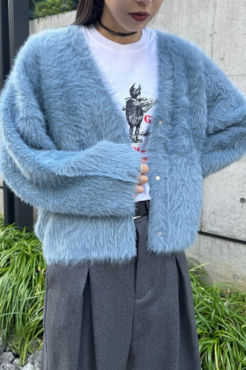 【スタニングルアー/STUNNING LURE】のロングフェザーカーディガン 人気、トレンドファッション・服の通販 founy(ファニー) ファッション Fashion レディースファッション Fashion for Women トップス・カットソー Cut & Sew Tops ニット Knit Tops & Sweaters カーディガン・羽織り Layered Style Cardigans カーディガン Cardigan, Knitwear ダウン Down, Puffer デコルテ Décolleté, Neckline デニム Denim, Jeans Material フェザー Feather, Feather Detail ロング Long, Long-Length other-8|ID: prp329100004752948 ipo3291000000034628222