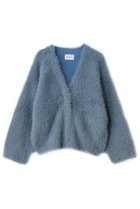 【スタニングルアー/STUNNING LURE】のロングフェザーカーディガン ブルー|ID:prp329100004752948