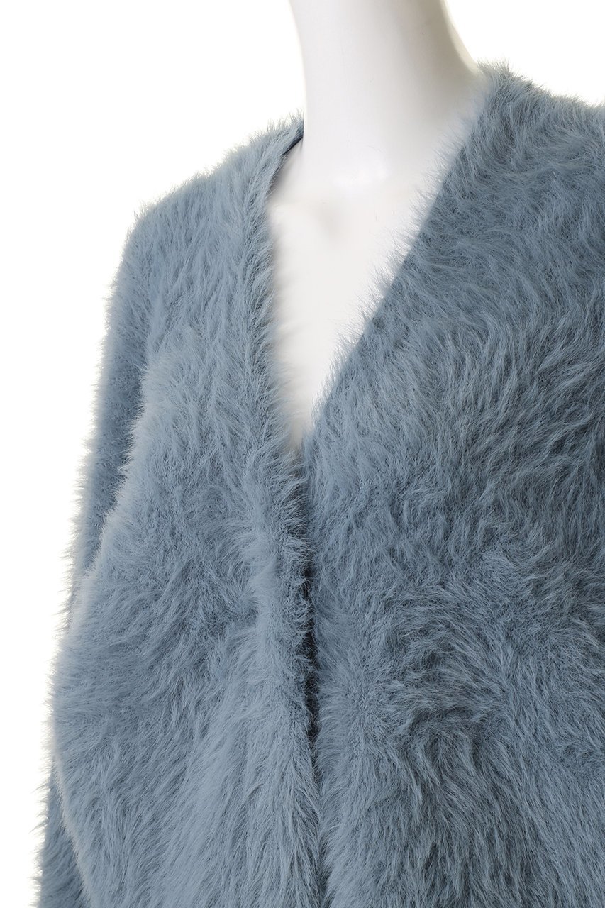 【スタニングルアー/STUNNING LURE】のロングフェザーカーディガン 人気、トレンドファッション・服の通販 founy(ファニー) ファッション Fashion レディースファッション Fashion for Women トップス・カットソー Cut & Sew Tops ニット Knit Tops & Sweaters カーディガン・羽織り Layered Style Cardigans カーディガン Cardigan, Knitwear ダウン Down, Puffer デコルテ Décolleté, Neckline デニム Denim, Jeans Material フェザー Feather, Feather Detail ロング Long, Long-Length other-5|ID: prp329100004752948 ipo3291000000035386028