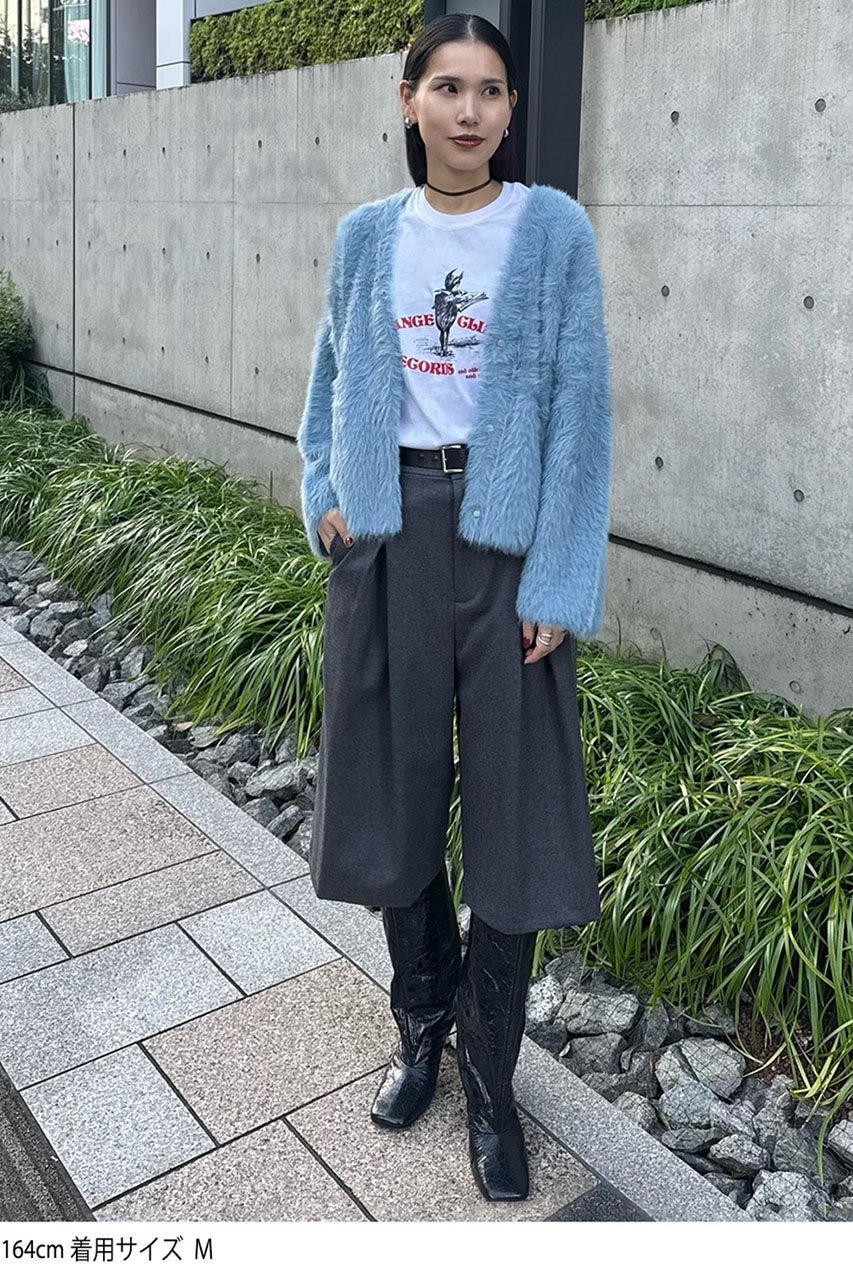 【スタニングルアー/STUNNING LURE】のロングフェザーカーディガン 人気、トレンドファッション・服の通販 founy(ファニー) ファッション Fashion レディースファッション Fashion for Women トップス・カットソー Cut & Sew Tops ニット Knit Tops & Sweaters カーディガン・羽織り Layered Style Cardigans カーディガン Cardigan, Knitwear ダウン Down, Puffer デコルテ Décolleté, Neckline デニム Denim, Jeans Material フェザー Feather, Feather Detail ロング Long, Long-Length other-6|ID: prp329100004752948 ipo3291000000035386029
