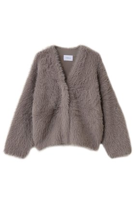 【スタニングルアー/STUNNING LURE】のロングフェザーカーディガン 人気、トレンドファッション・服の通販 founy(ファニー) ファッション Fashion レディースファッション Fashion for Women トップス・カットソー Cut & Sew Tops ニット Knit Tops & Sweaters カーディガン・羽織り Layered Style Cardigans カーディガン Cardigan, Knitwear ダウン Down, Puffer デコルテ Décolleté, Neckline デニム Denim, Jeans Material フェザー Feather, Feather Detail ロング Long, Long-Length |ID:prp329100004752948