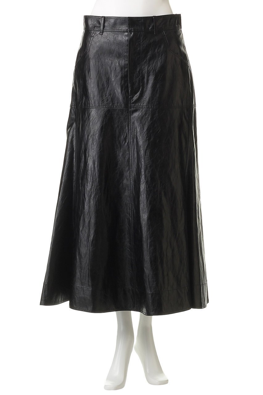 【スタニングルアー/STUNNING LURE】の【11/5 11:00販売開始】ヴィンテージライクフェイクレザースカート 人気、トレンドファッション・服の通販 founy(ファニー)  ファッション Fashion レディースファッション Fashion for Women スカート Skirts ロングスカート Long Skirts / Maxi & Midi Skirts スタイリッシュ Stylish, Fashionable フェイクレザー Faux Leather, PU Leather フェミニン Feminine, Girly フレア Flare, Flared ロング Long, Long-Length 新作・新入荷 New Arrivals / New In A/W・秋冬 Autumn/Winter other-2|ID: prp329100004753979 ipo3291000000034386609