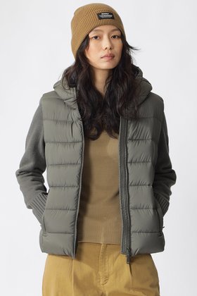 【エコアルフ/ECOALF】 DENALI ニットコンビ アウター / DENALI KNIT WOMAN人気、トレンドファッション・服の通販 founy(ファニー) ファッション Fashion レディースファッション Fashion for Women アウター Coat / Outerwear Collection レディースジャケット・軽アウター Jackets ブルゾンジャケット・スポーティアウター Blouson Jackets インナー Innerwear コンビ Combo, Combination Style ジップ Zip, Zipper ジャケット Jacket, Outerwear フィット Fit, Slim Fit ブルゾン Blouson, Bomber Jacket ブロッキング Color Blocking, Panel Design ポケット Pocket, Pocket Detail |ID:prp329100004753984
