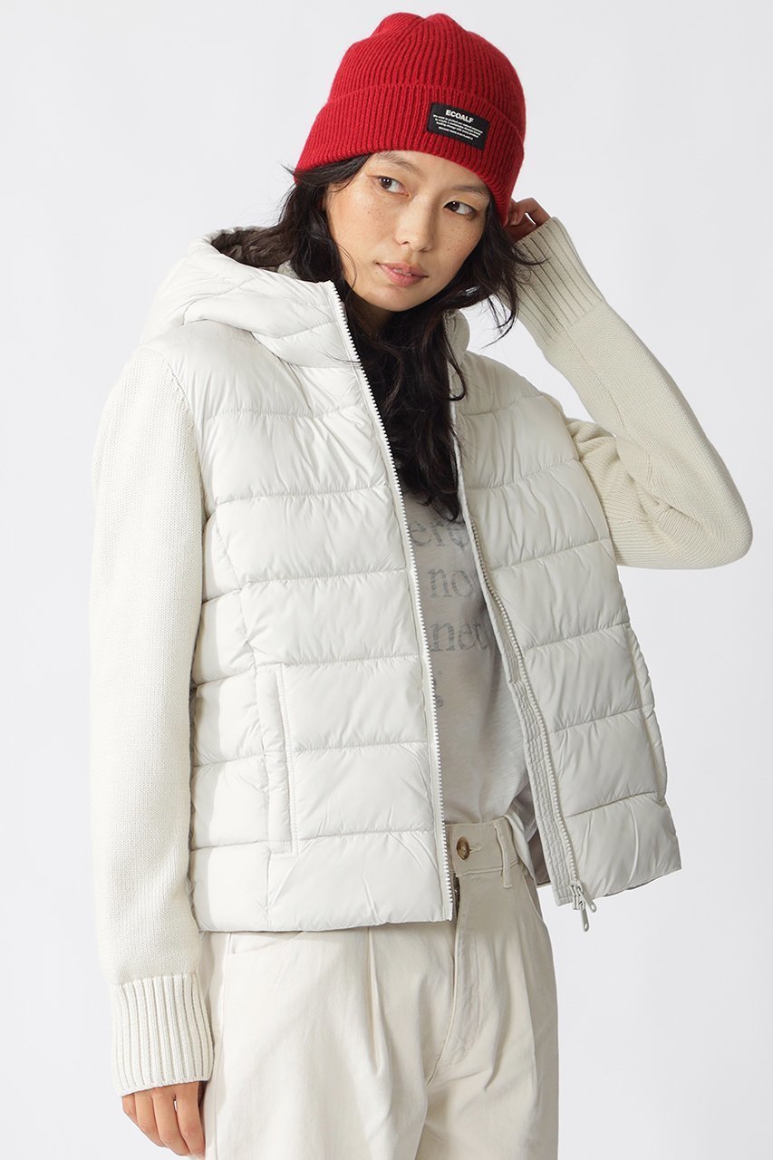 【エコアルフ/ECOALF】のDENALI ニットコンビ アウター / DENALI KNIT WOMAN インテリア・キッズ・メンズ・レディースファッション・服の通販 founy(ファニー) ファッション Fashion レディースファッション Fashion for Women アウター Coat / Outerwear Collection レディースジャケット・軽アウター Jackets ブルゾンジャケット・スポーティアウター Blouson Jackets インナー Innerwear コンビ Combo, Combination Style ジップ Zip, Zipper ジャケット Jacket, Outerwear フィット Fit, Slim Fit ブルゾン Blouson, Bomber Jacket ブロッキング Color Blocking, Panel Design ポケット Pocket, Pocket Detail オフホワイト|ID: prp329100004753984 ipo3291000000036243888