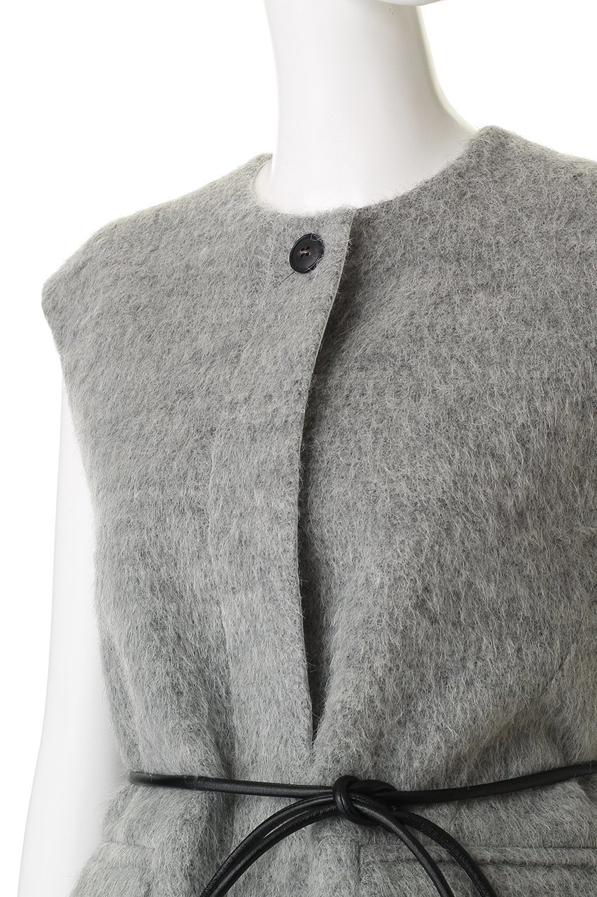 【デパリエ/DEPAREILLE】のアルパカモヘアシャギージレ 人気、トレンドファッション・服の通販 founy(ファニー) 　ファッション　Fashion　レディースファッション　Fashion for Women　アウター　Coat / Outerwear Collection　レディースジャケット・軽アウター　Jackets　ジャケット　Jacket, Outerwear　フロント　Front, Front Design　ベスト　Vest, Waistcoat　マニッシュ　Mannish, Boyish　ラグジュアリー　Luxury, Elegant　other-5|ID: prp329100004753988 ipo3291000000036957723