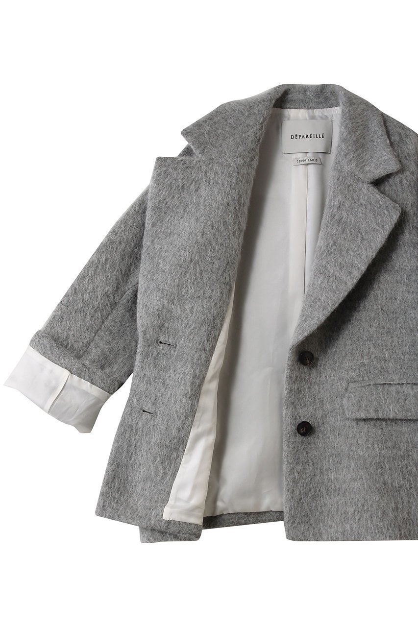 【デパリエ/DEPAREILLE】のアルパカモヘアシャギージャケット 人気、トレンドファッション・服の通販 founy(ファニー) 　ファッション　Fashion　レディースファッション　Fashion for Women　アウター　Coat / Outerwear Collection　レディースジャケット・軽アウター　Jackets　ジャケット　Jacket, Outerwear　スラックス　Slacks, Dress Pants　デニム　Denim, Jeans Material　ラグジュアリー　Luxury, Elegant　ワイド　Wide, Wide Fit　エレガント 上品　Elegant　other-6|ID: prp329100004753989 ipo3291000000036677380