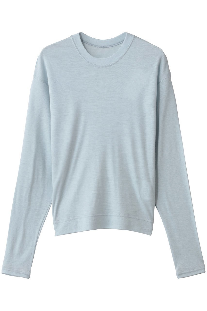 【スタニングルアー/STUNNING LURE】の【11/5 11:00販売開始】ウールフライスルーズロンT インテリア・キッズ・メンズ・レディースファッション・服の通販 founy(ファニー)  ファッション Fashion レディースファッション Fashion for Women トップス・カットソー Cut & Sew Tops シャツ・ブラウス・オフィスカジュアル Elegant Blouses & Button-Ups ロングTシャツ・Tシャツ Longline T-Shirts & Tees カットソー・ベーシックTシャツ Cut-and-Sewn Tops / Stretch Tees & Basics インナー Innerwear スリーブ Sleeve, Long Sleeve / Short Sleeve ルーズ Loose, Oversized ロング Long, Long-Length 新作・新入荷 New Arrivals / New In A/W・秋冬 Autumn/Winter ライトブルー|ID: prp329100004753991 ipo3291000000034386686