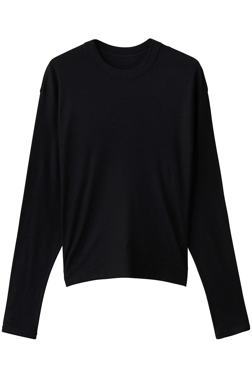 【スタニングルアー/STUNNING LURE】の【11/5 11:00販売開始】ウールフライスルーズロンT インテリア・キッズ・メンズ・レディースファッション・服の通販 founy(ファニー)  ファッション Fashion レディースファッション Fashion for Women トップス・カットソー Cut & Sew Tops シャツ・ブラウス・オフィスカジュアル Elegant Blouses & Button-Ups ロングTシャツ・Tシャツ Longline T-Shirts & Tees カットソー・ベーシックTシャツ Cut-and-Sewn Tops / Stretch Tees & Basics インナー Innerwear スリーブ Sleeve, Long Sleeve / Short Sleeve ルーズ Loose, Oversized ロング Long, Long-Length 新作・新入荷 New Arrivals / New In A/W・秋冬 Autumn/Winter ブラック|ID: prp329100004753991 ipo3291000000034386687