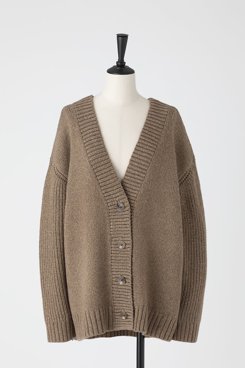 【オーヴィル/EAUVIRE】のリリヤーンラメカーディガン インテリア・キッズ・メンズ・レディースファッション・服の通販 founy(ファニー)  ファッション Fashion レディースファッション Fashion for Women トップス・カットソー Cut & Sew Tops ニット Knit Tops & Sweaters カーディガン・羽織り Layered Style Cardigans イタリア Italy エレガント 上品 Elegant カーディガン Cardigan, Knitwear シルク Silk, 100% Silk ストレッチ Stretch, Stretchy Fabric 新作・新入荷 New Arrivals / New In ブラウン|ID: prp329100004753994 ipo3291000000034386707