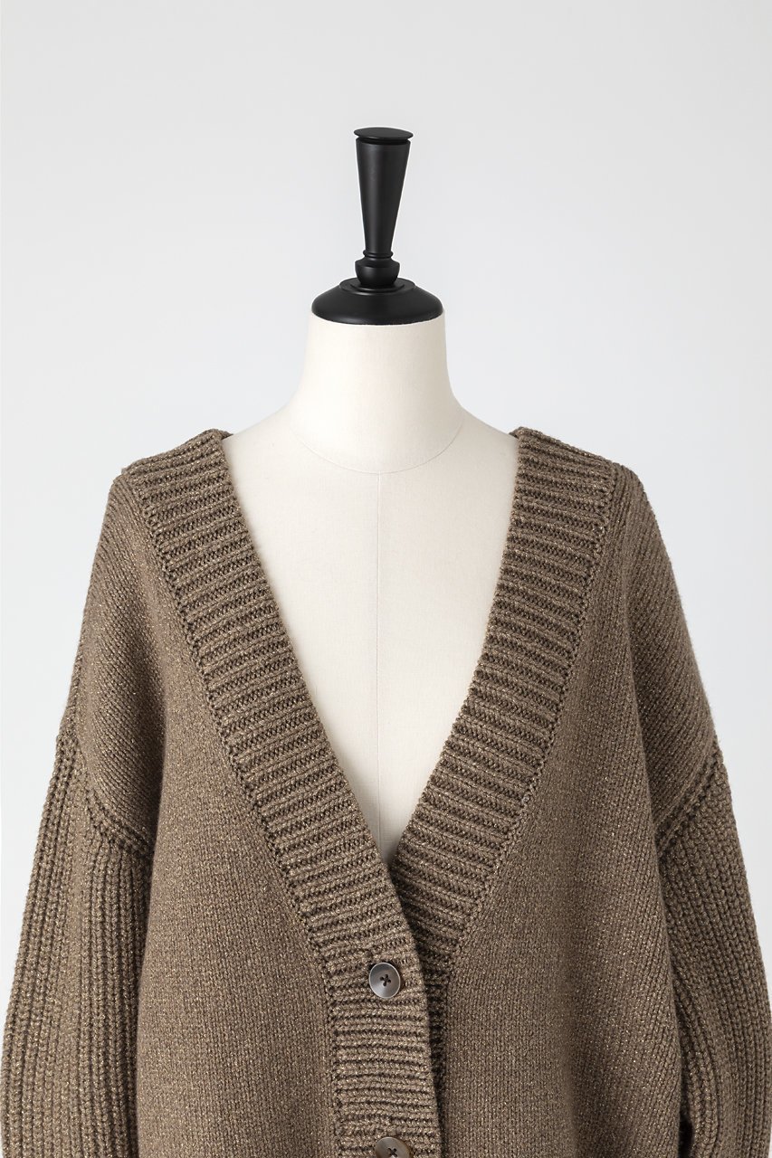 【オーヴィル/EAUVIRE】のリリヤーンラメカーディガン 人気、トレンドファッション・服の通販 founy(ファニー) 　ファッション　Fashion　レディースファッション　Fashion for Women　トップス・カットソー　Cut & Sew Tops　ニット　Knit Tops & Sweaters　カーディガン・羽織り　Layered Style Cardigans　イタリア　Italy　エレガント 上品　Elegant　カーディガン　Cardigan, Knitwear　シルク　Silk, 100% Silk　ストレッチ　Stretch, Stretchy Fabric　other-4|ID: prp329100004753994 ipo3291000000036243900